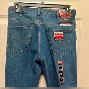 Rivet Supply Co Men’s Workwear Jeans 32x30 Relaxed Fit NWT Blue Denim